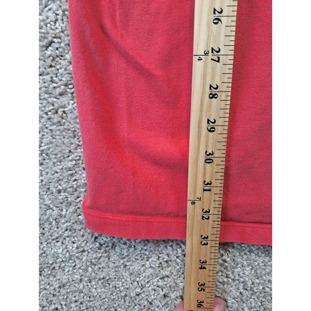 C&C California Shift Dress Womens XS Pink Stretch Eyelet Ruffle Sleeve Pullover - Picture 3 of 8